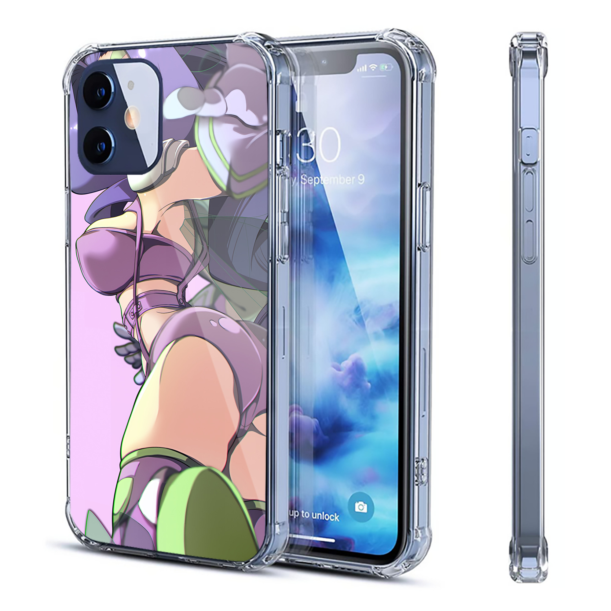 （画像用） Digimon デジタルモンスター/デジモン 【iPhone 12シリーズ対応】透明スマホケース（クリアソフトケース）